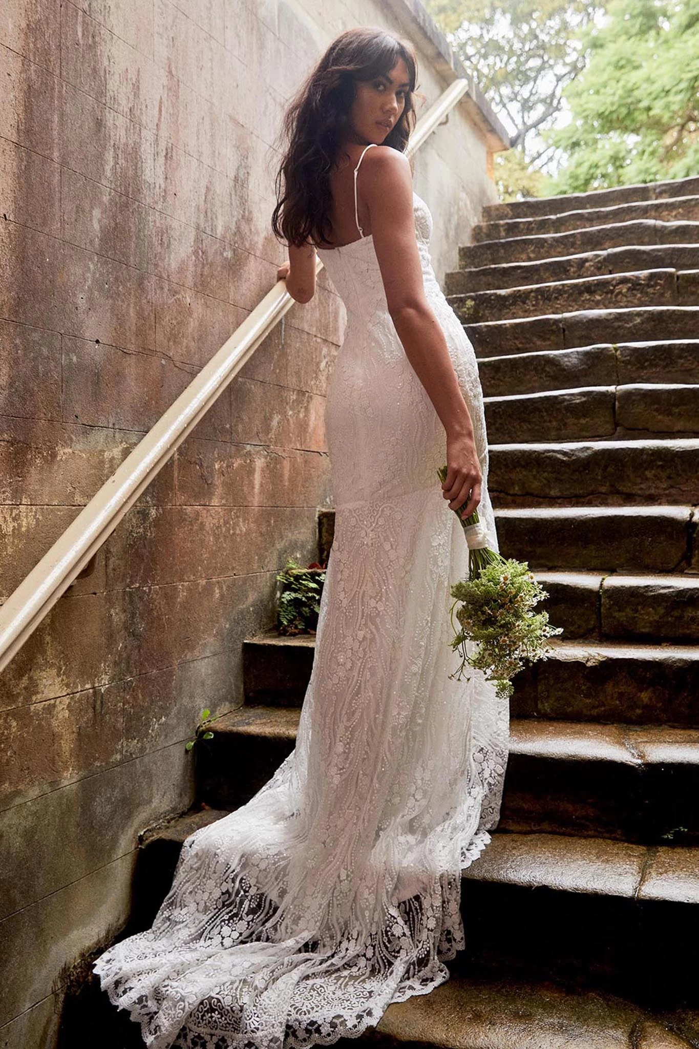 Your Beloved Lace Maxi Dress White - Image 6