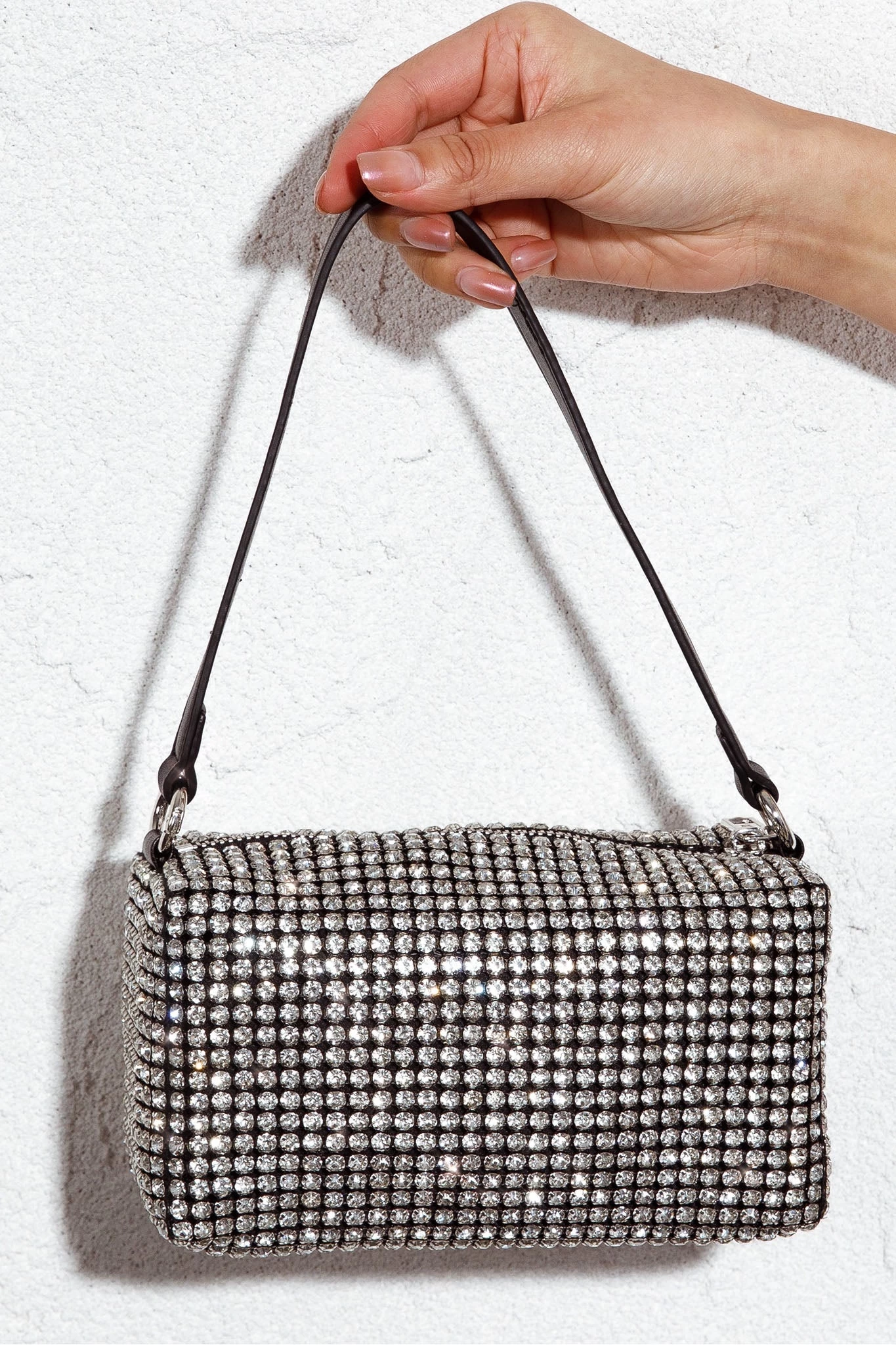 After Hours Diamante Bag Silver - Image 7