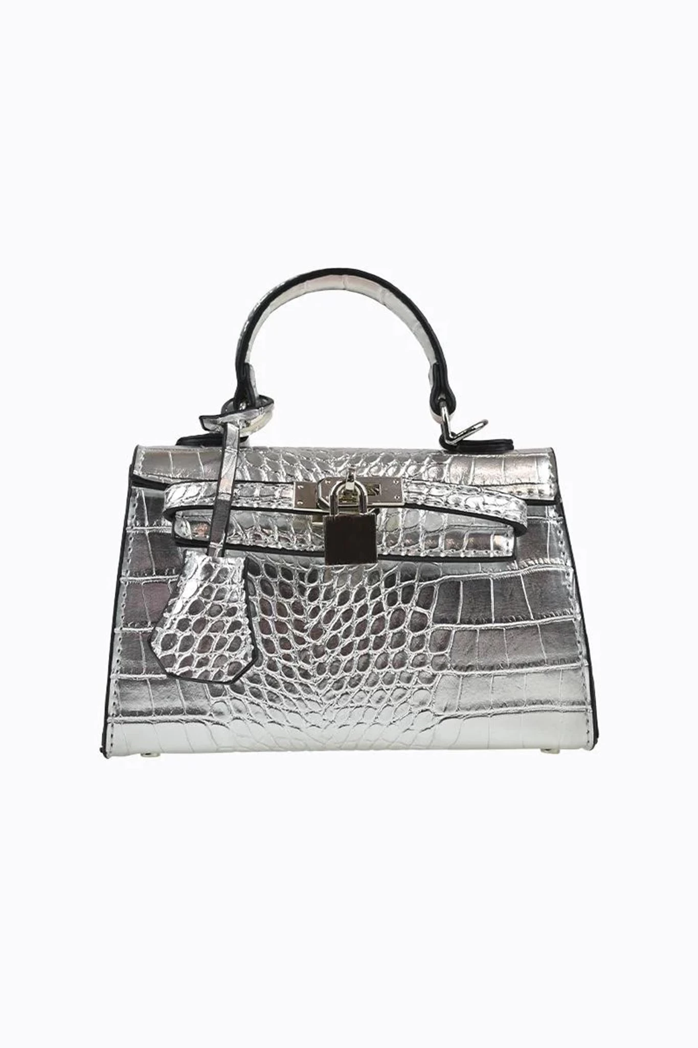 Peta And Jain Jaden Handbag Silver - Image 3