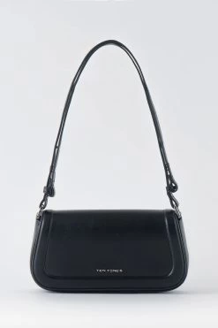TEN TONES Bruno Baguette Bag Black