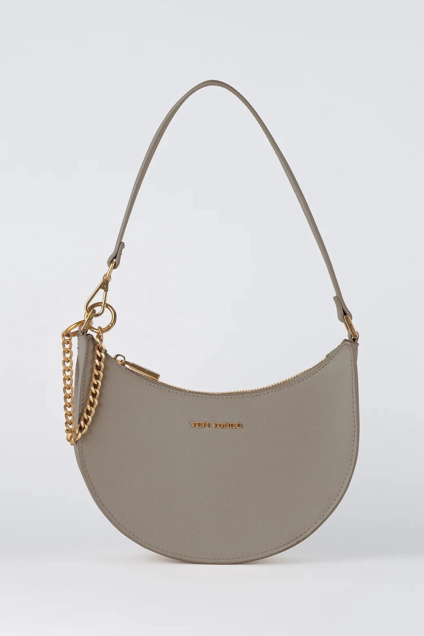 TEN TONES Grayson Moon Bag Beige
