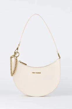 TEN TONES Grayson Moon Bag White