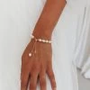 Sharie Baroque Pearl Bracelet Gold