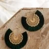 Bali Gold Filigree Fringing Earrings Forest