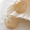 Island Breeze Hoop Earrings Gold