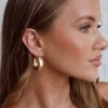 Osiris Hoop Earrings Gold