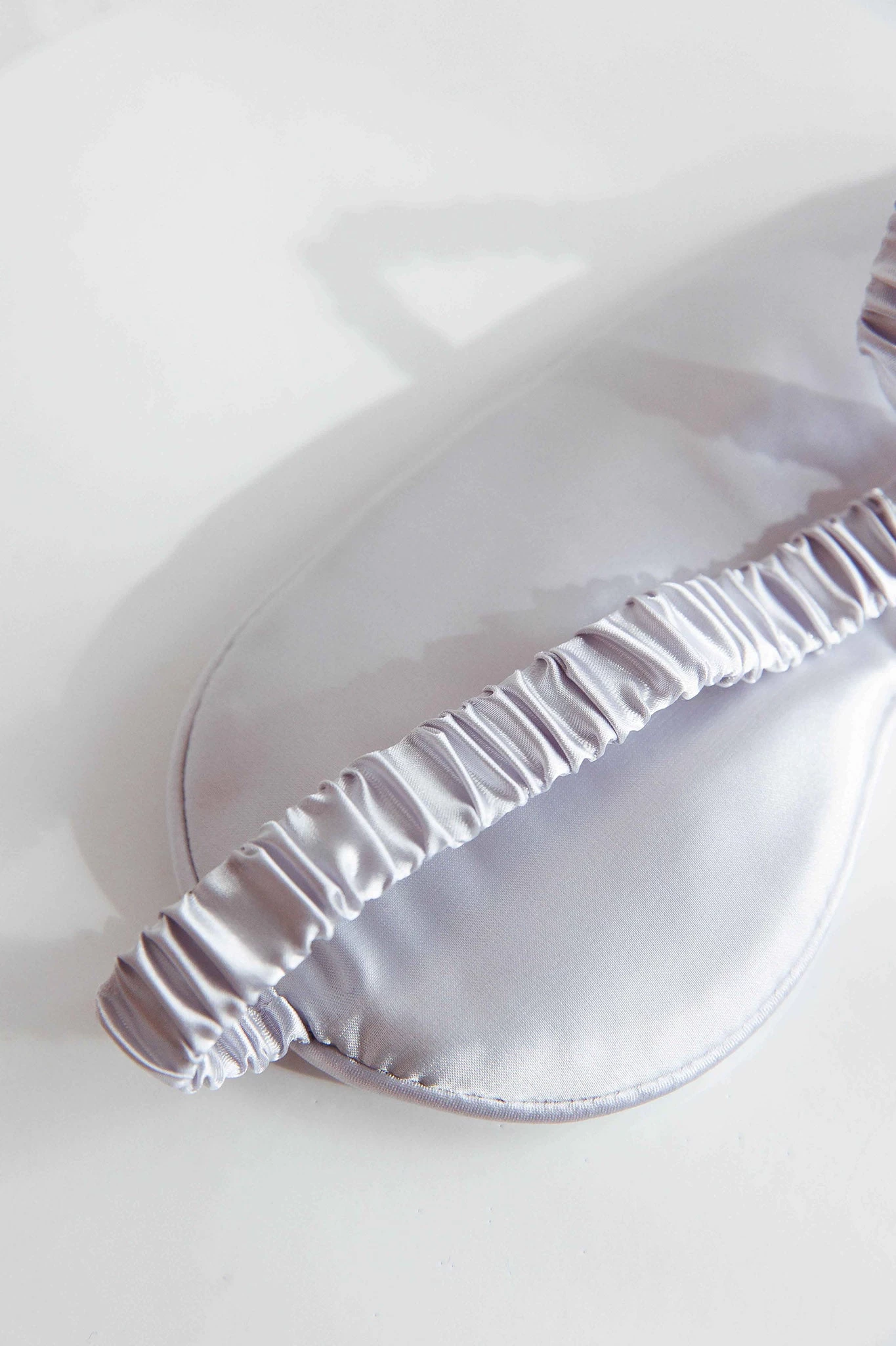 Sweet Dreams Satin Eye Mask Silver - Image 3