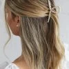 Hannah Pearl Twist Hair Clip Clear