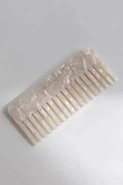 Hadley Marbled Comb White