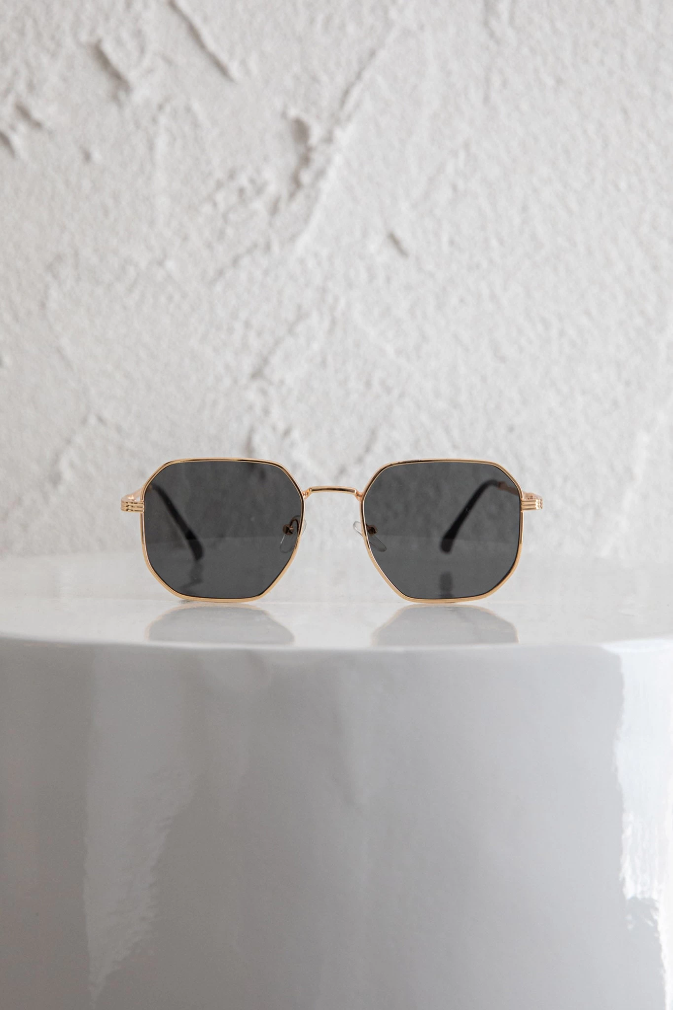 Sahara Aviator Sunglasses Black - Image 3