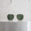 Sahara Aviator Sunglasses Dark Green