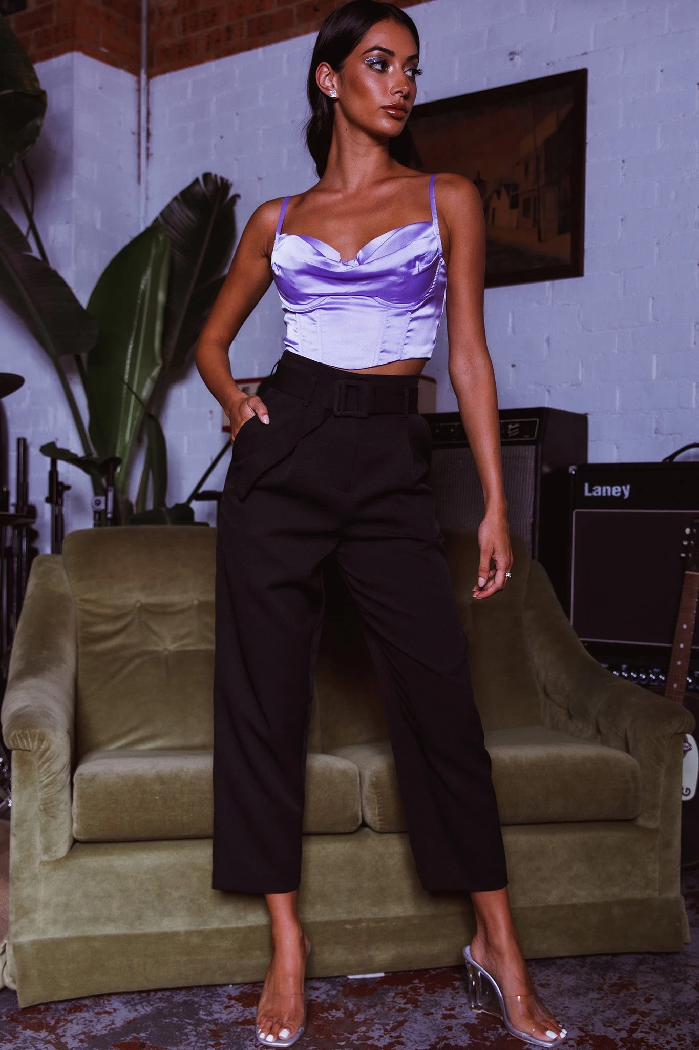 Chance Encounter Straight Leg Pants Black - Image 7