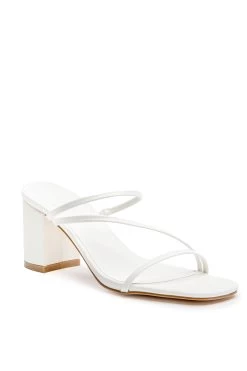 Billini Yazmin Block Heel White