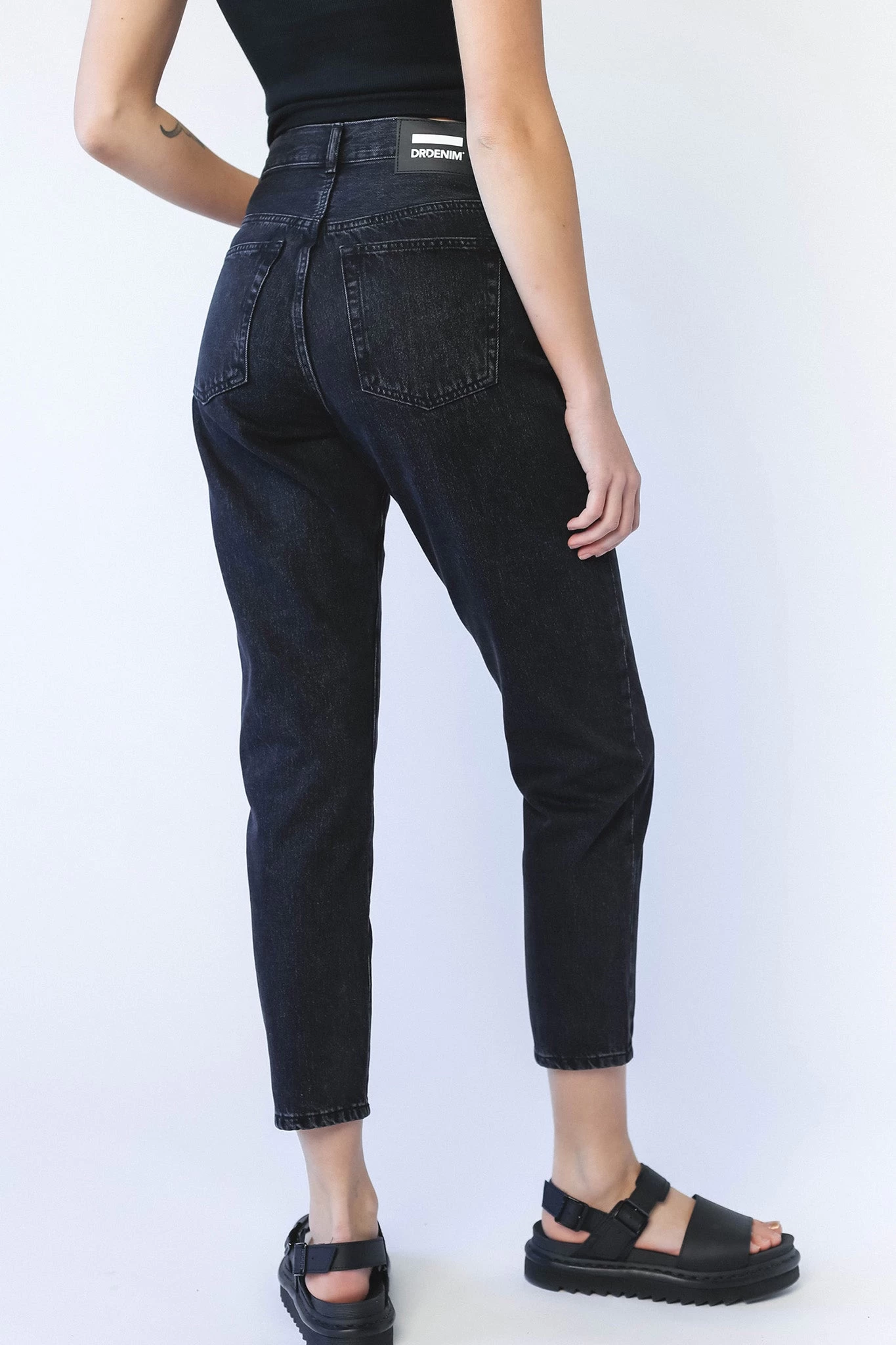 Dr. Denim Dr Denim Nora Jeans Black Retro - Image 3