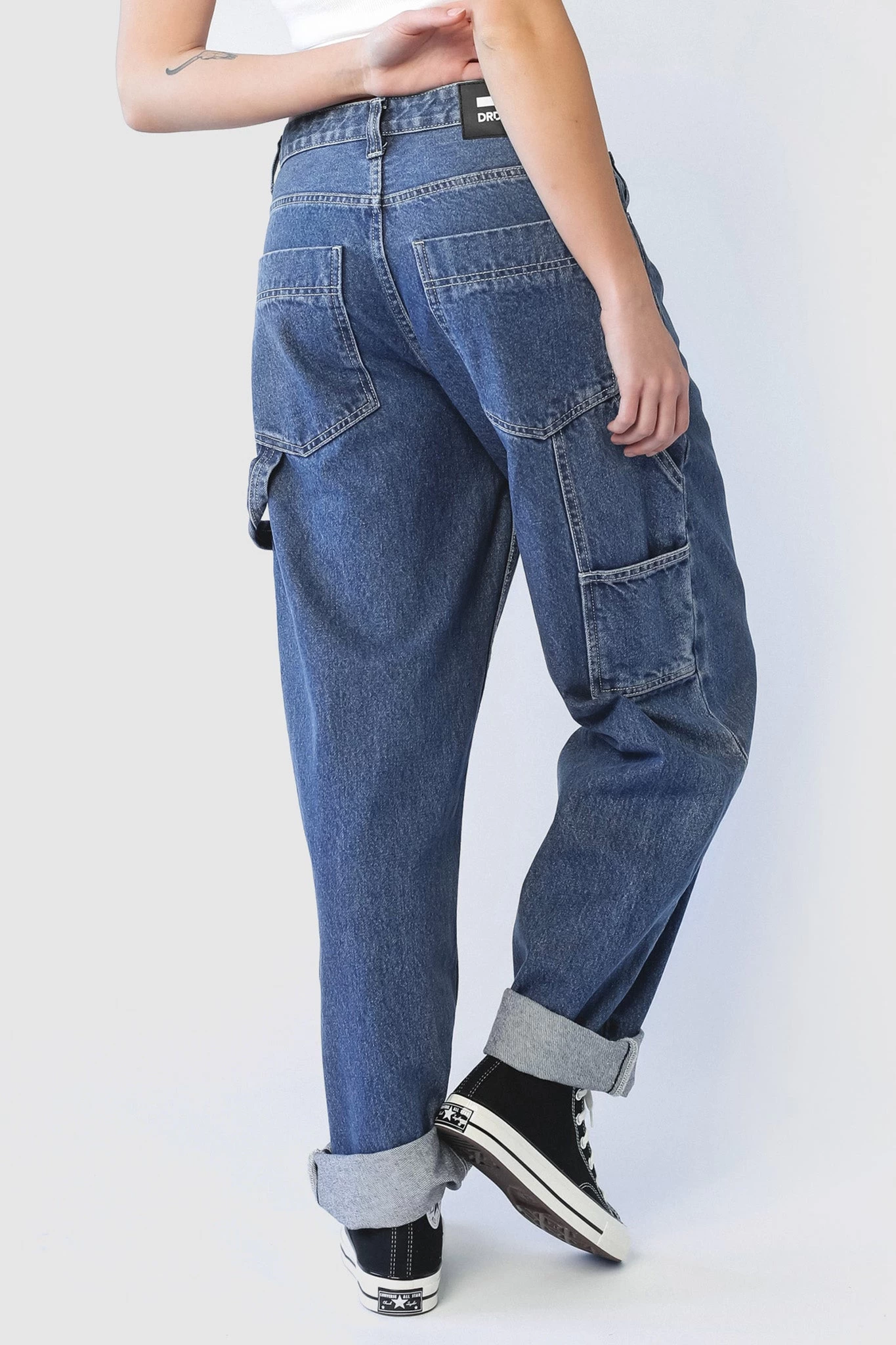 Dr. Denim Dr Denim Faye Worker Pebble Mid Stone - Image 3