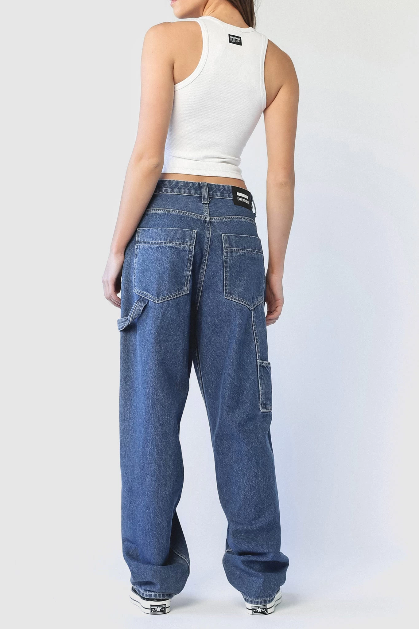 Dr. Denim Dr Denim Faye Worker Pebble Mid Stone - Image 6