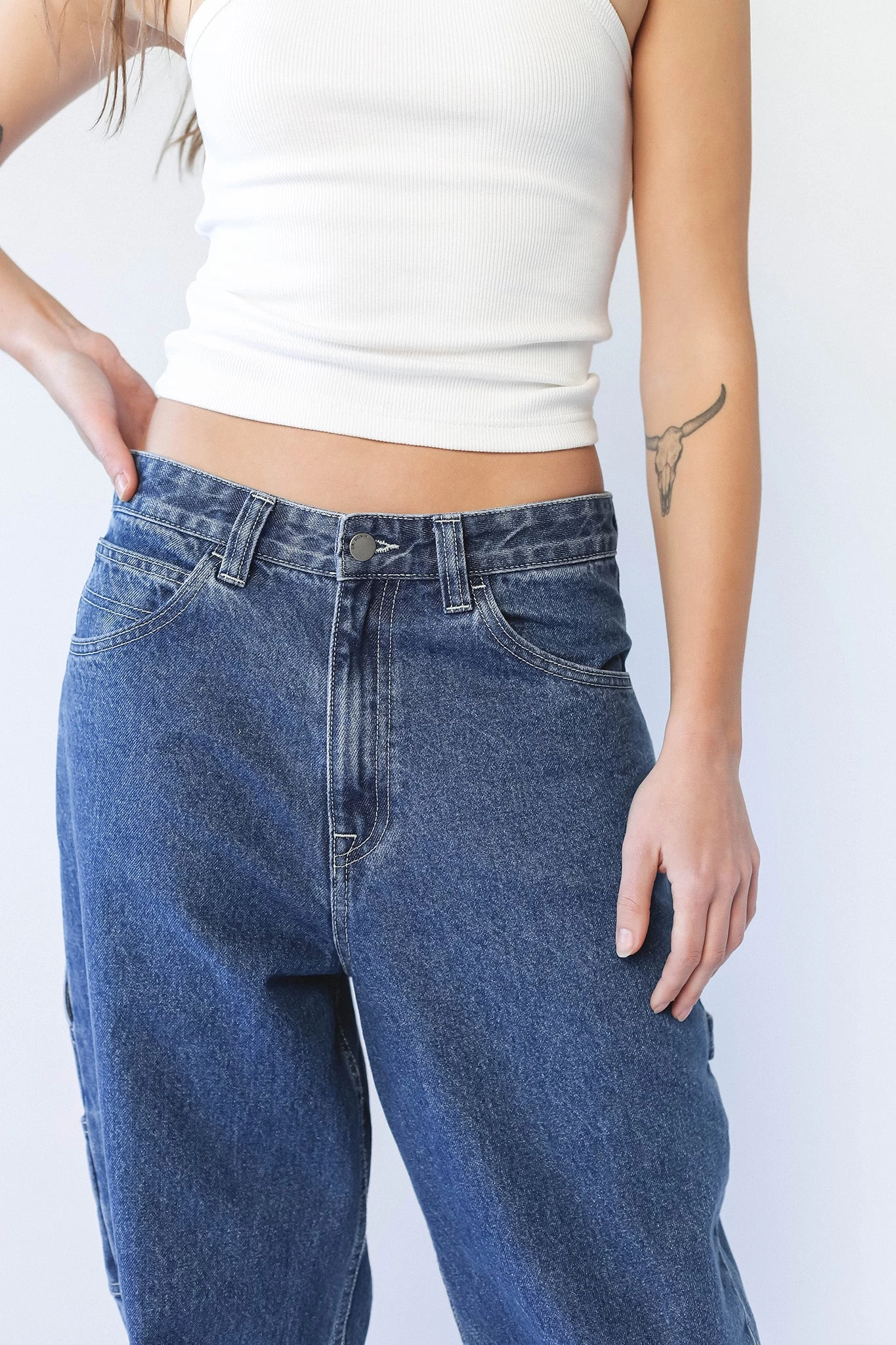 Dr. Denim Dr Denim Faye Worker Pebble Mid Stone - Image 9