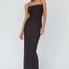 Ailani Lace-Up Back Maxi Dress Sparkle Black