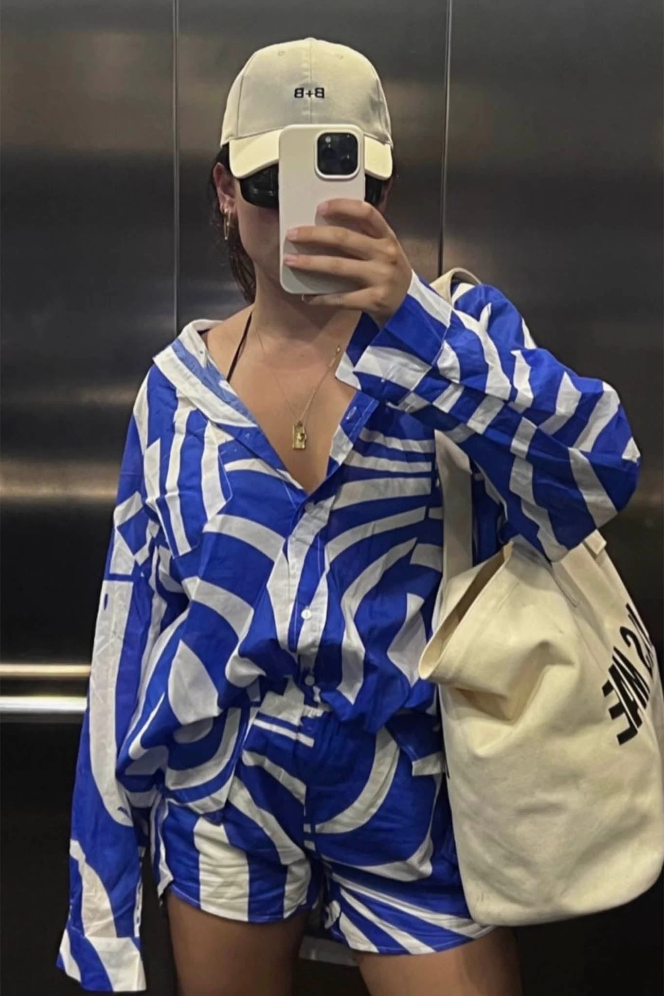 SNDYS Heather Shorts Swirl Blue - Image 2