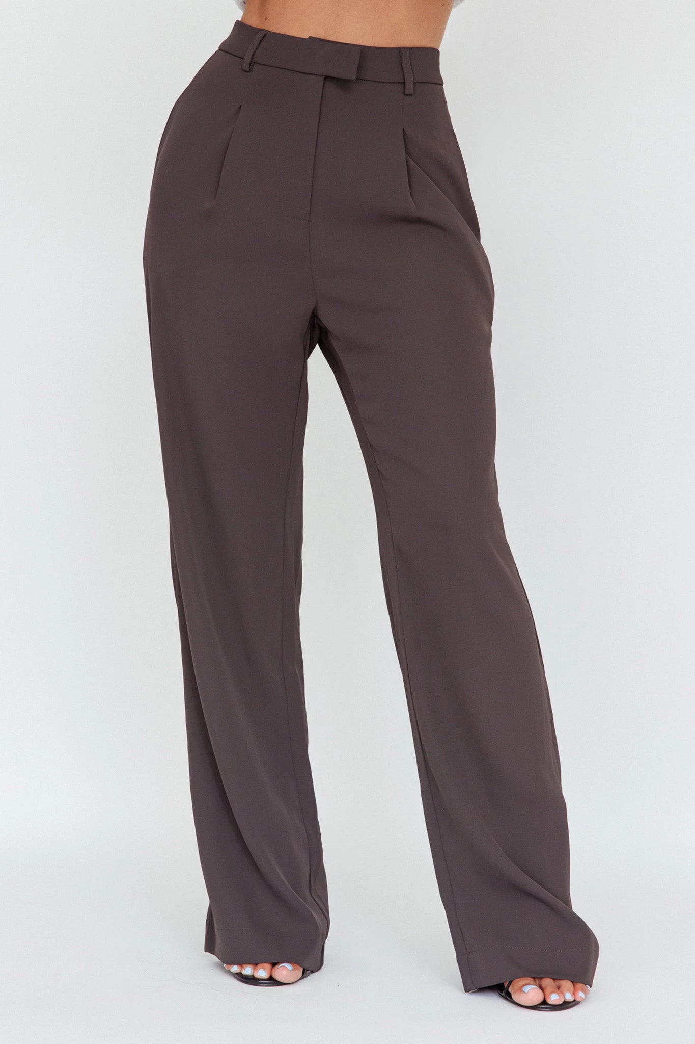 Back To Basics High Waist Pants Charcoal - Image 4