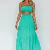 Bondi Waist Tie Maxi Skirt Apple