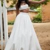Love Songs Tied Back Maxi Skirt White