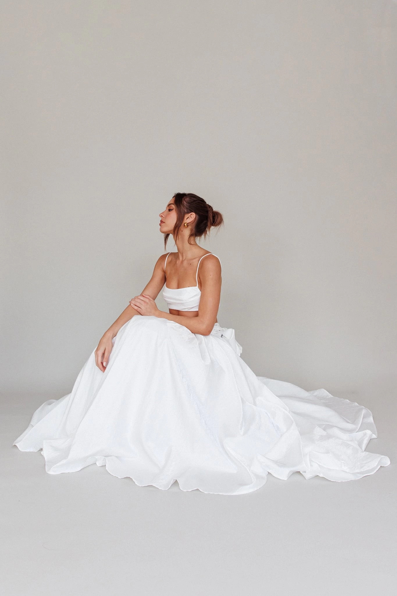 Love Songs Tied Back Maxi Skirt White - Image 7